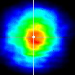 Профиль пучка твердотельного квазинепрерывного гранатового (Nd:YAG) лазера LF2210